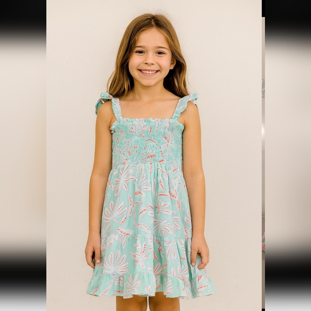 Vineyard Vines Cay Floral Smocked Dress